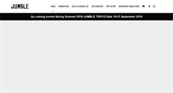 Desktop Screenshot of jumble-tokyo.com